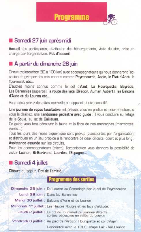 programme