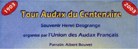 Tour audax 2003