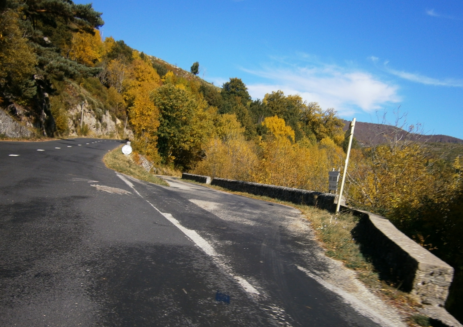 l'embranchement vers Le col de l'Homme Mort