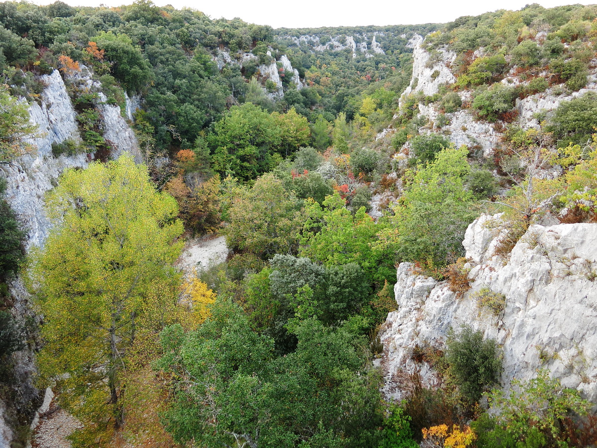 Sortie du Cañon d'Oppedette