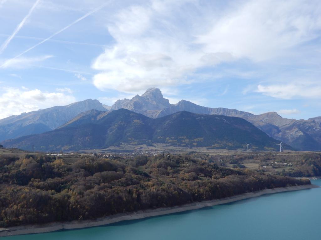 Lac du Sautet et l'Obiou