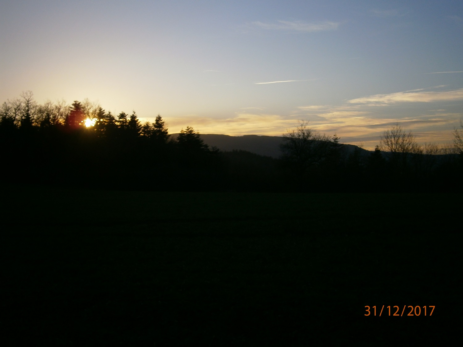 Crépuscule au col de la Bataille