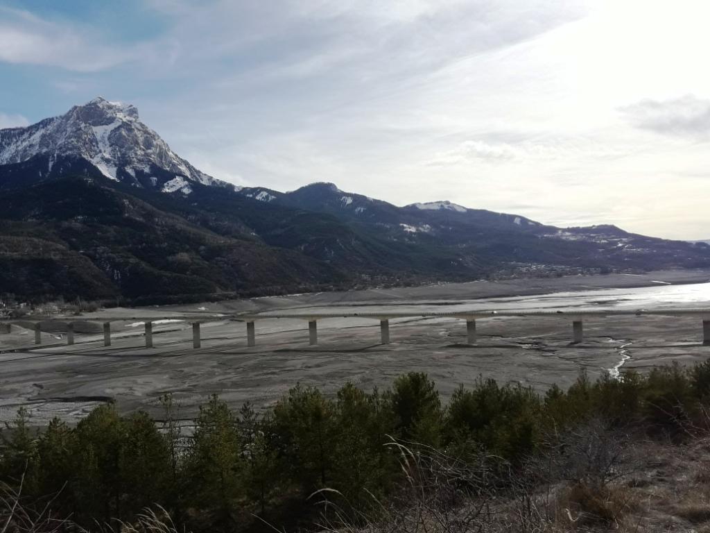 Pont de Savines, à sec