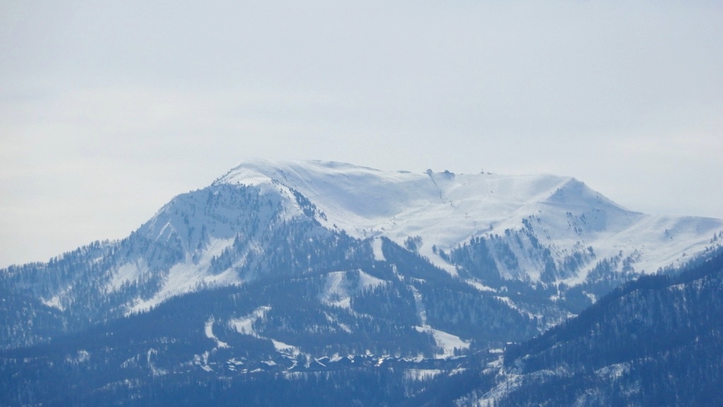 zoom sur les piste de ski de Risoul