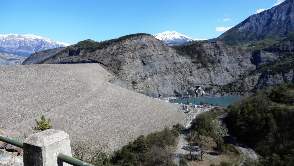 remontée du Barrage de Serre-Ponçon