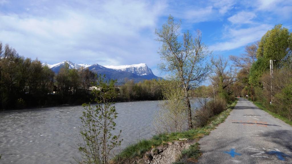 La Durance le long de la Digue d'Embrun