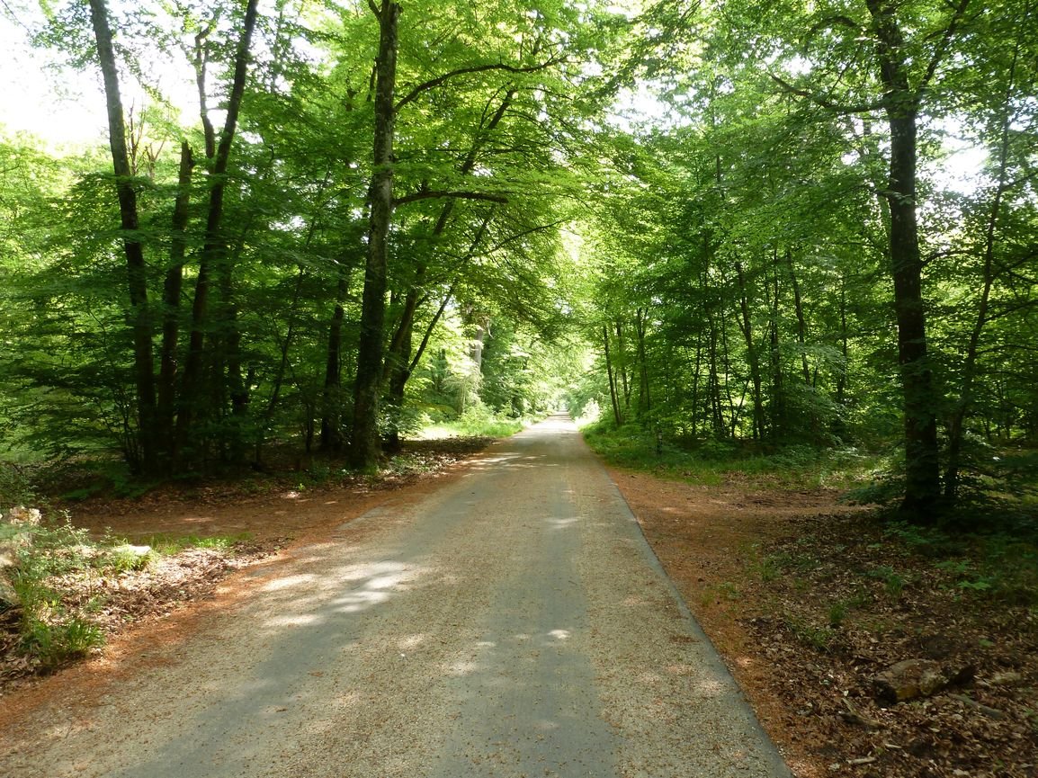Une platière c'est plat alors les routes sont droites...