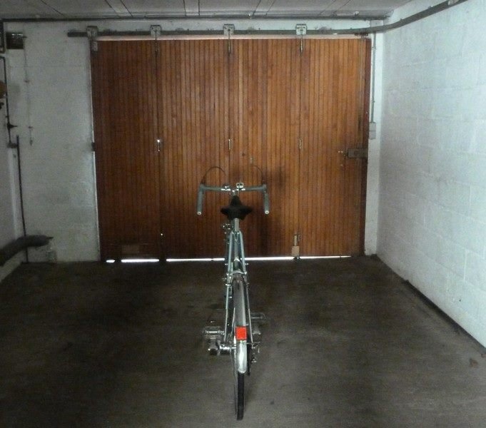 Prêt pour le départ !<br />Il a droit à son garage particulier...