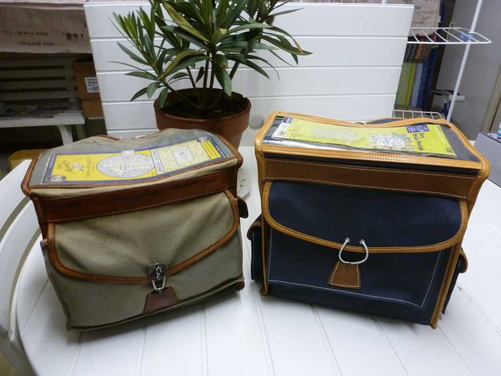 Ancienne et nouvelle sacoche