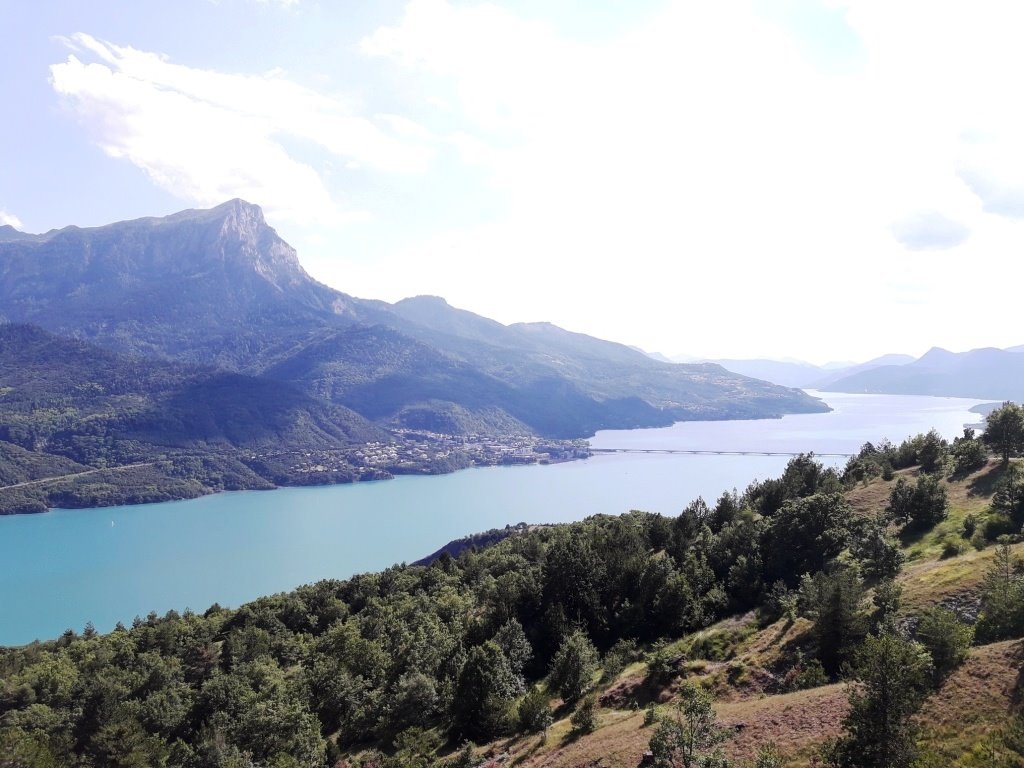 Serre-Ponçon, bien calme un 15 juillet à 17 h 30...?!!