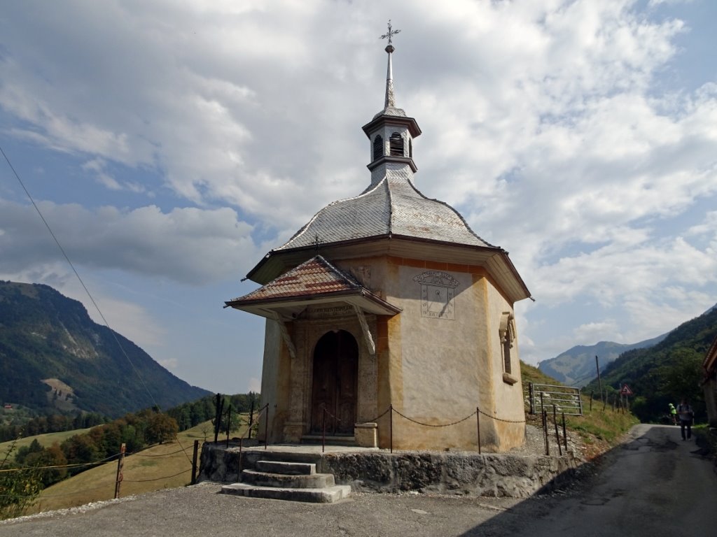 sur la route Lessoc - Gruyères