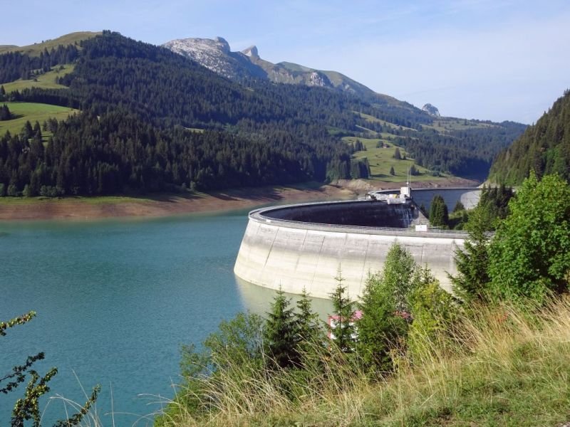 Le barrage de l'Hongrin
