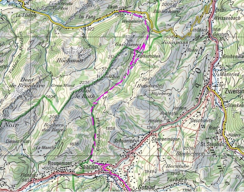 Début étape 2 : Traversée des Gastlosen