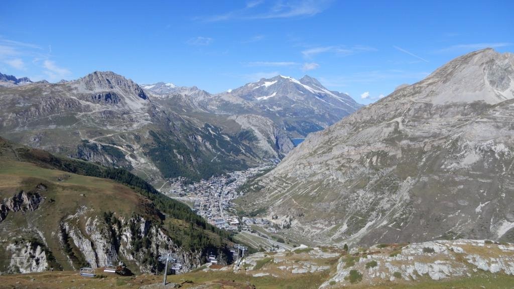 En bas : Val d'Isère