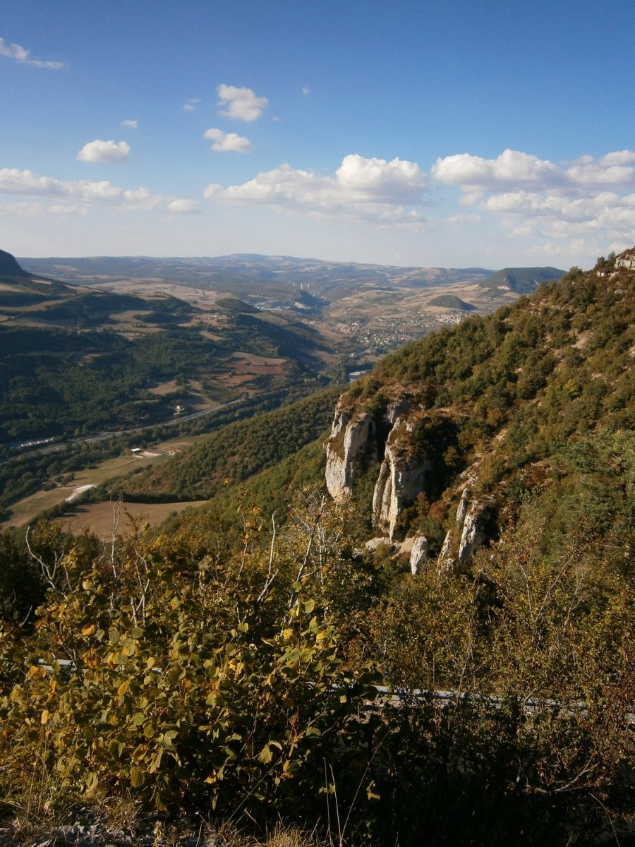 dans la monté vers le causse noir