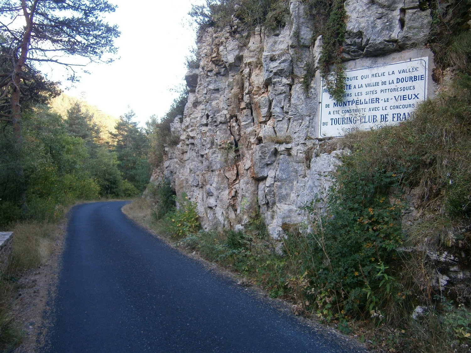 Dans la descente vers la Roque St Marguerite