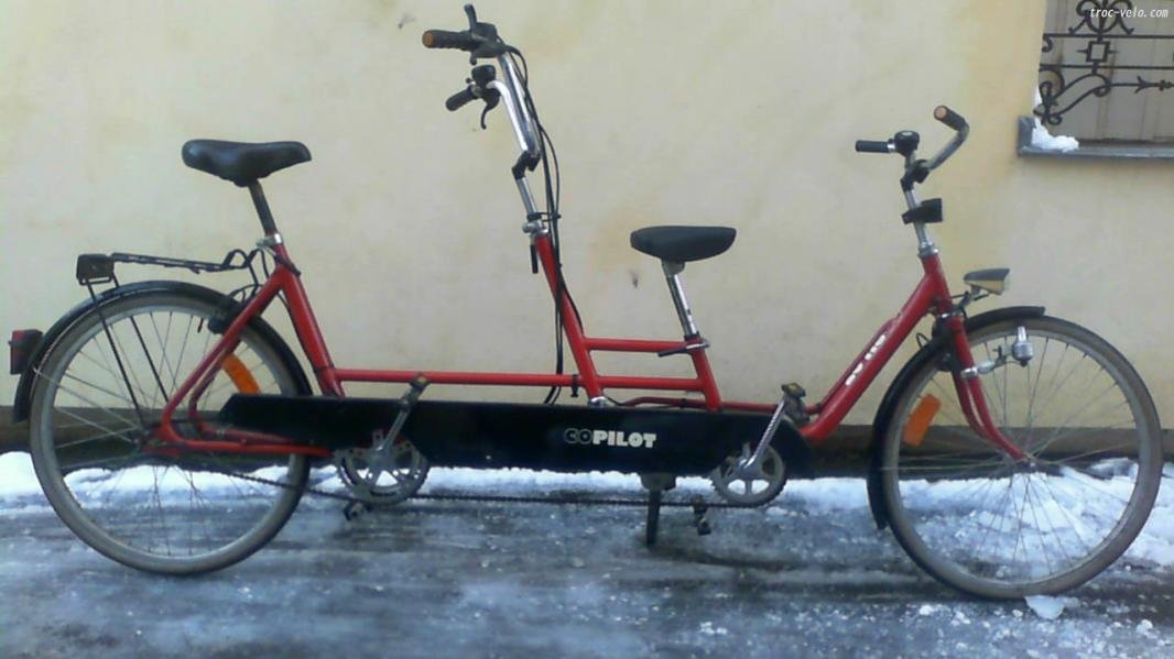 Tandem enfant adulte hollandais