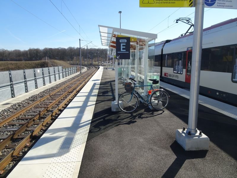 Débarquement à Meroux TGV