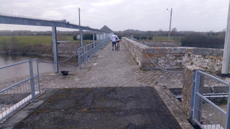 L'écluse de la Barquette, après Carentan