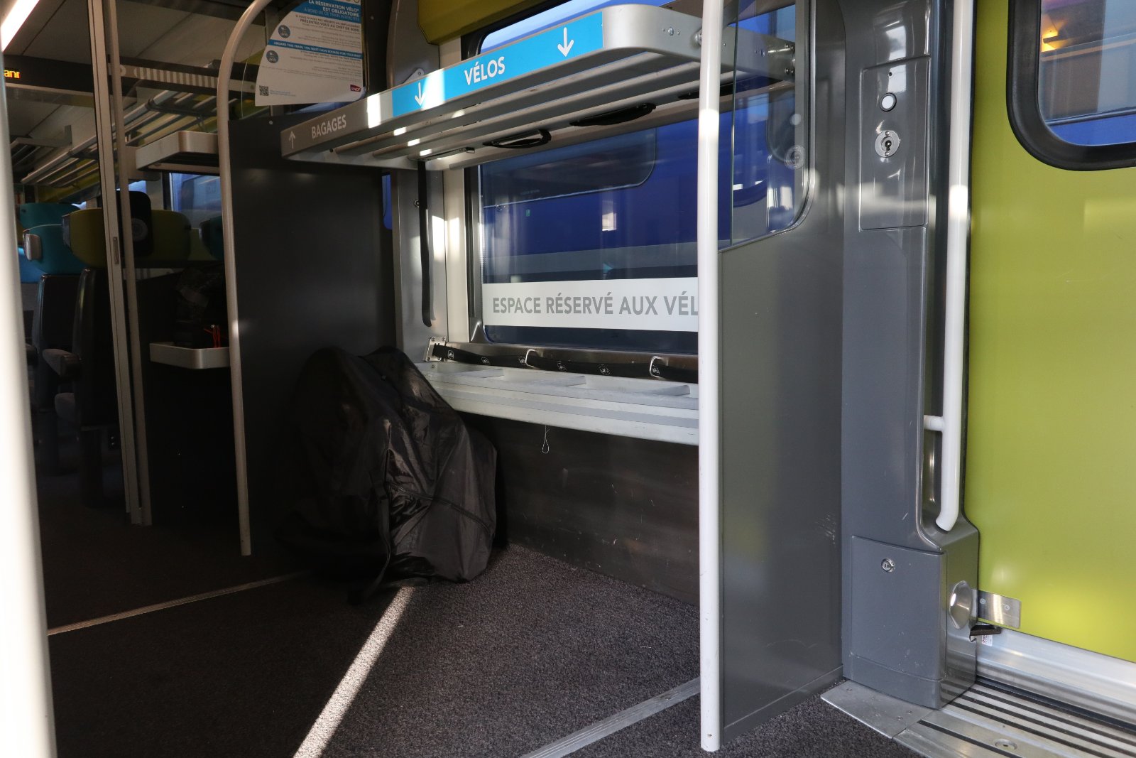 Emplacement vélo Trains Intercités LYON/NANTES