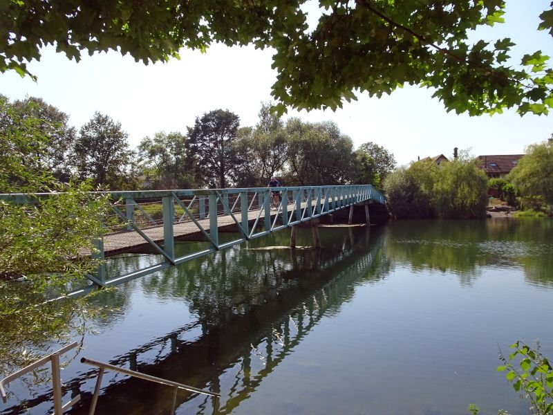 Büren : Passerelle cyclable sur l'Aar