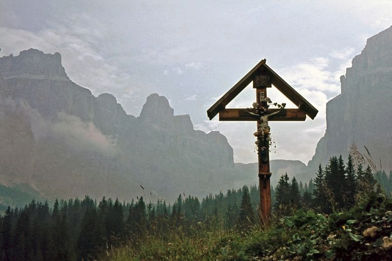 exemple (col Pordoi dans les dolomites)