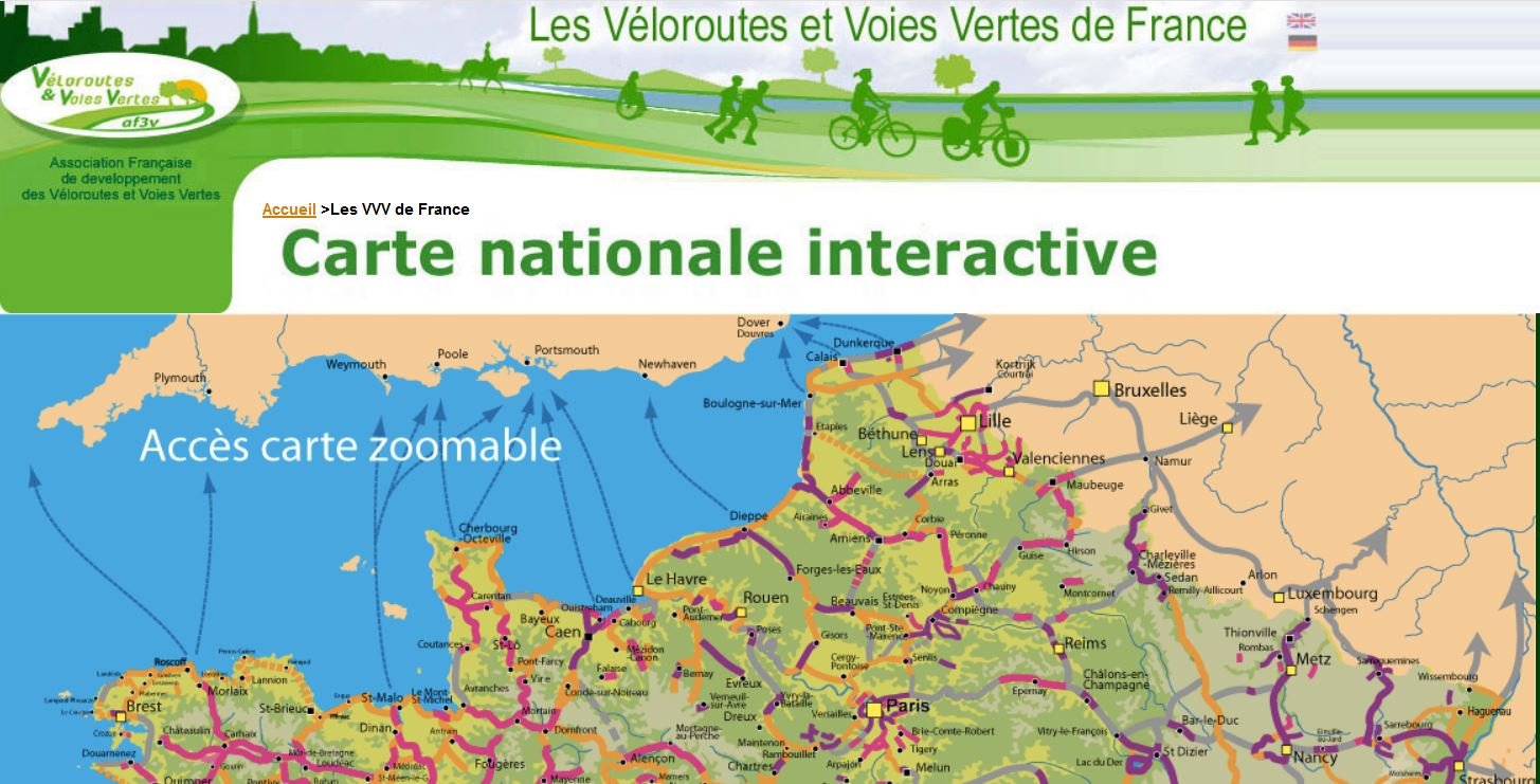 Carte avant zoom de l'AF3V