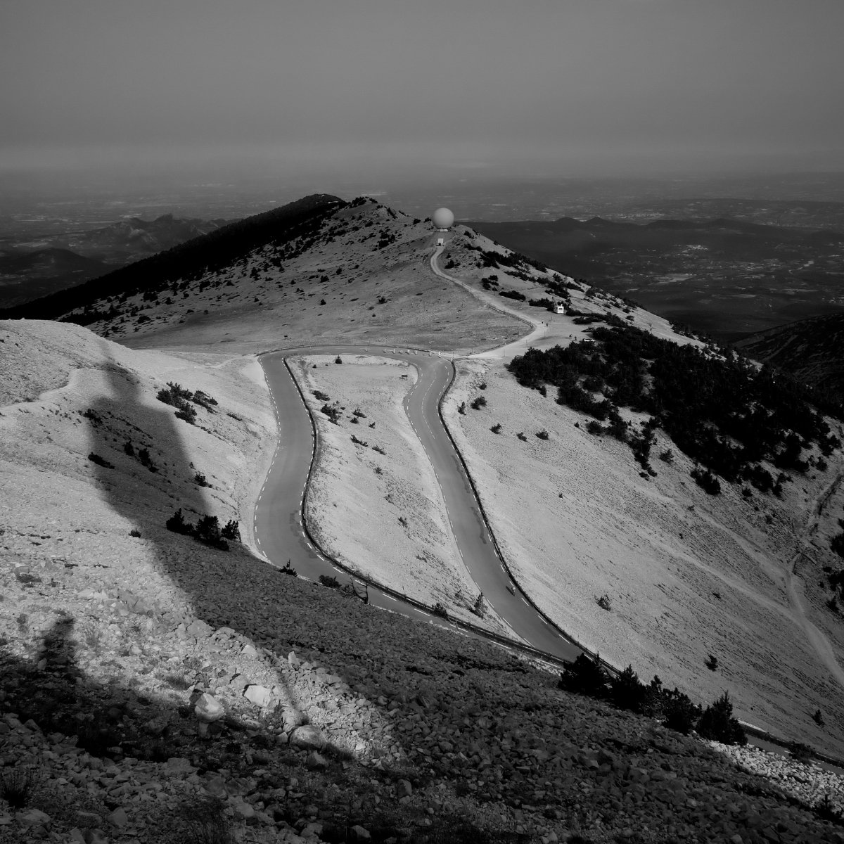 Fin de la montée par Malaucène