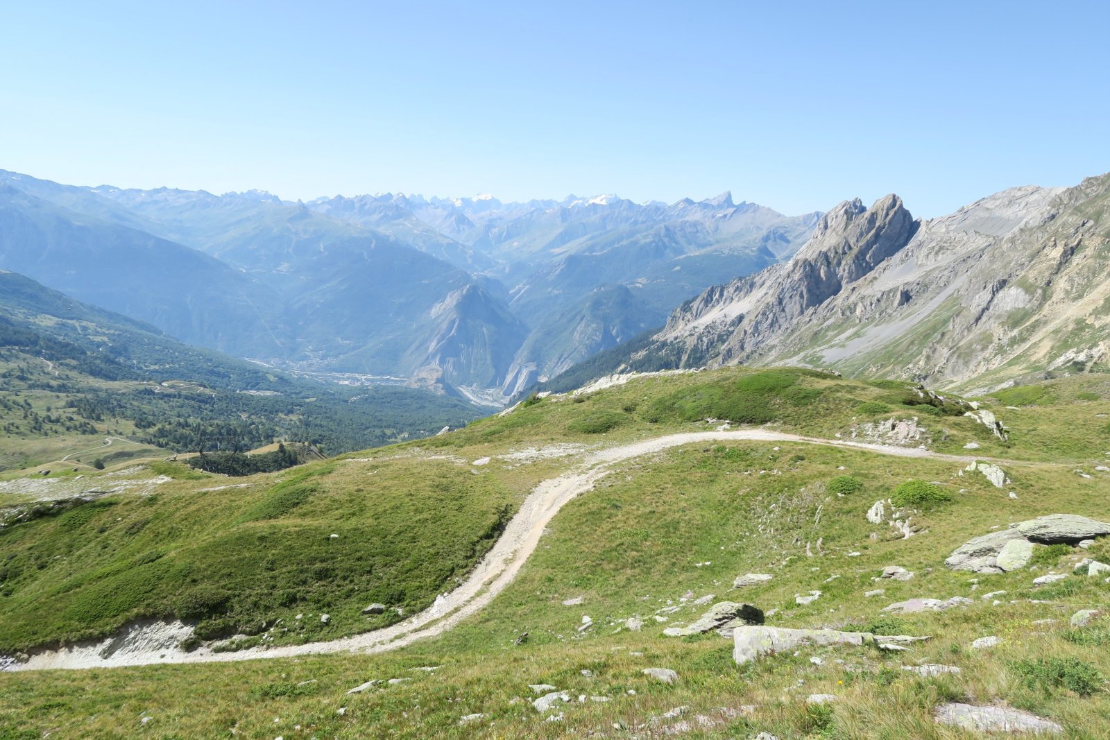 Descente vers St Michel de Maurienne