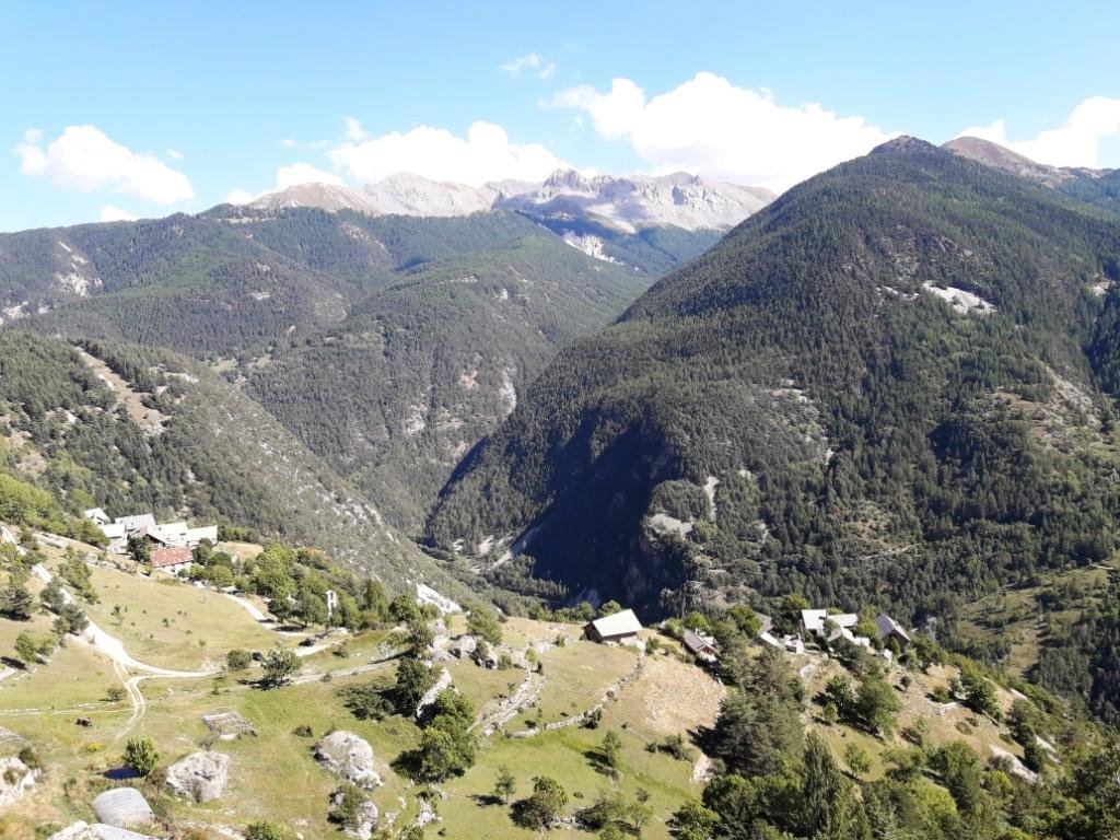 Les Escoyères, vus du Châtelard