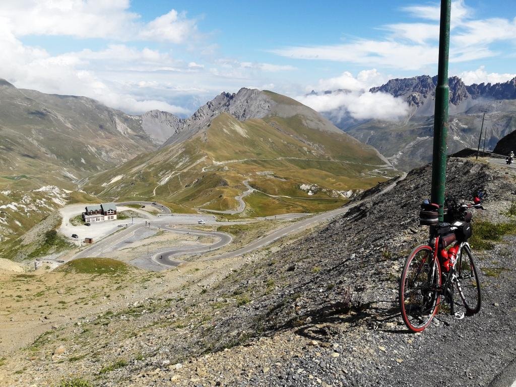Col du Galibier, descente sur Valloire