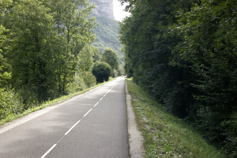 piste cyclable déserte
