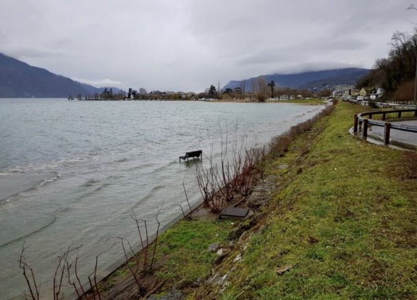 Ballade cyclo-lacustre Lac du Bourget début février