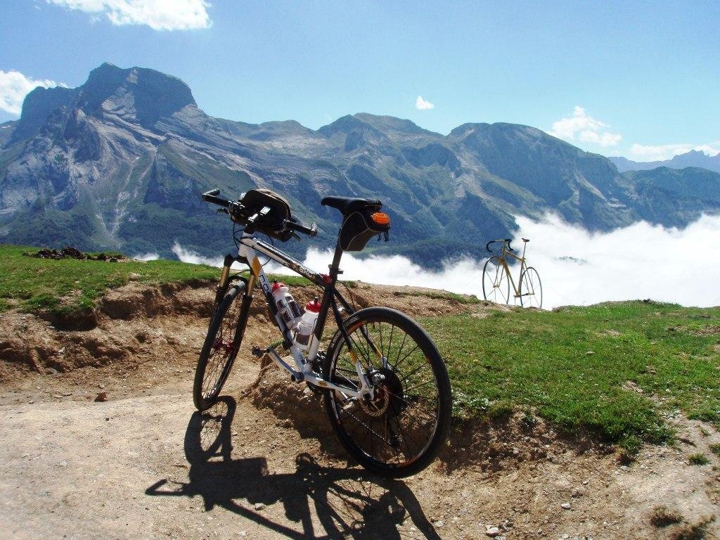 Mon 8XC à l'Aubisque, en Août 2010...pas une ride aujourd'hui