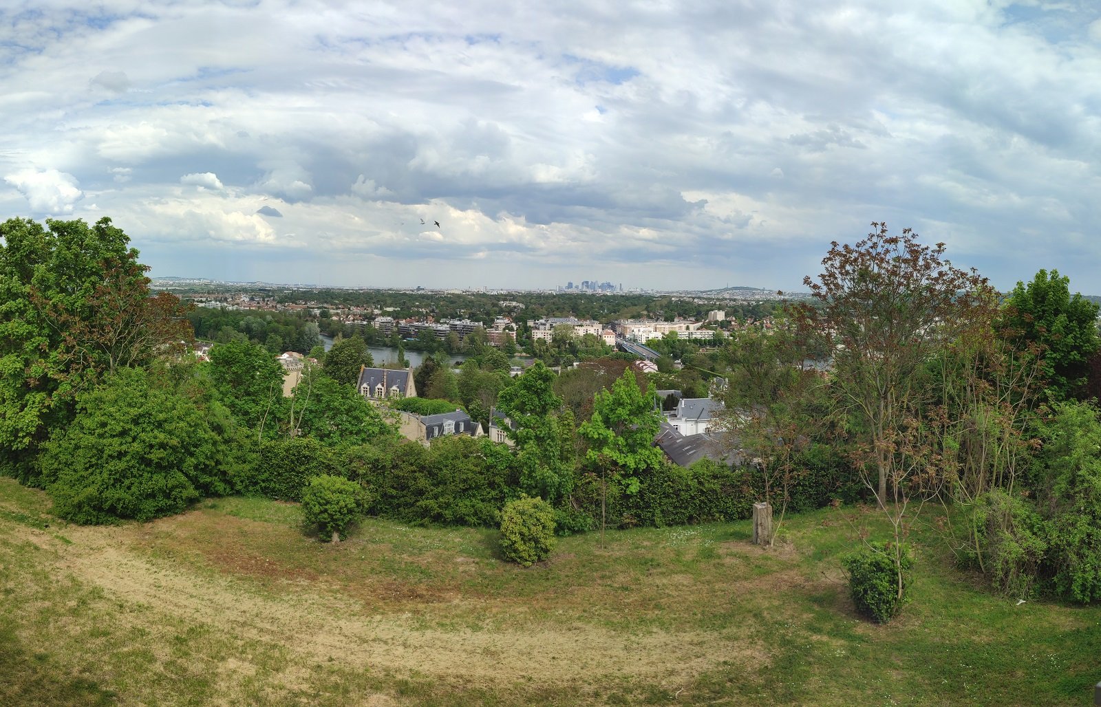 Vue panoramique depuis la terrasse