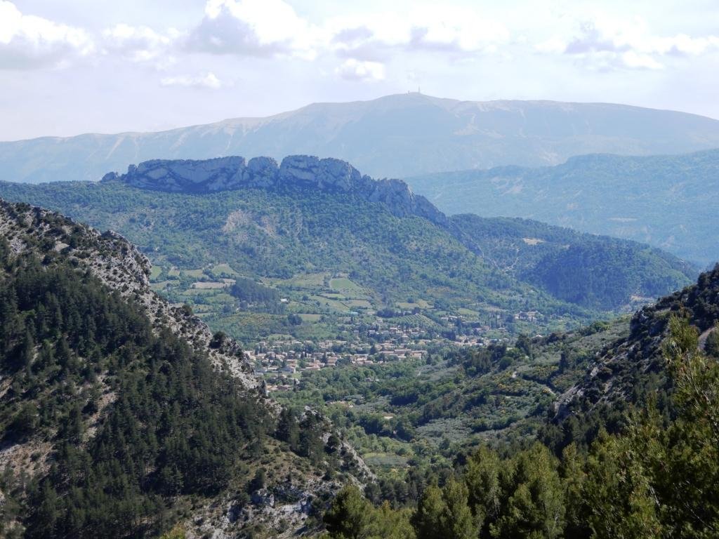 Panorama sur Buis les Baronnies et Mont-Ventoux