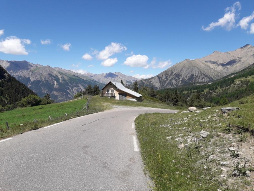 en montant à La Bonette