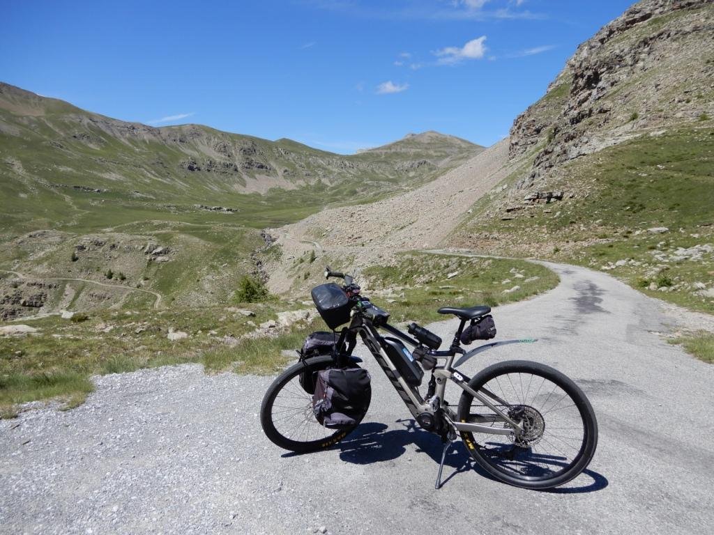 Col de la Moutière, jonction vers Bonette