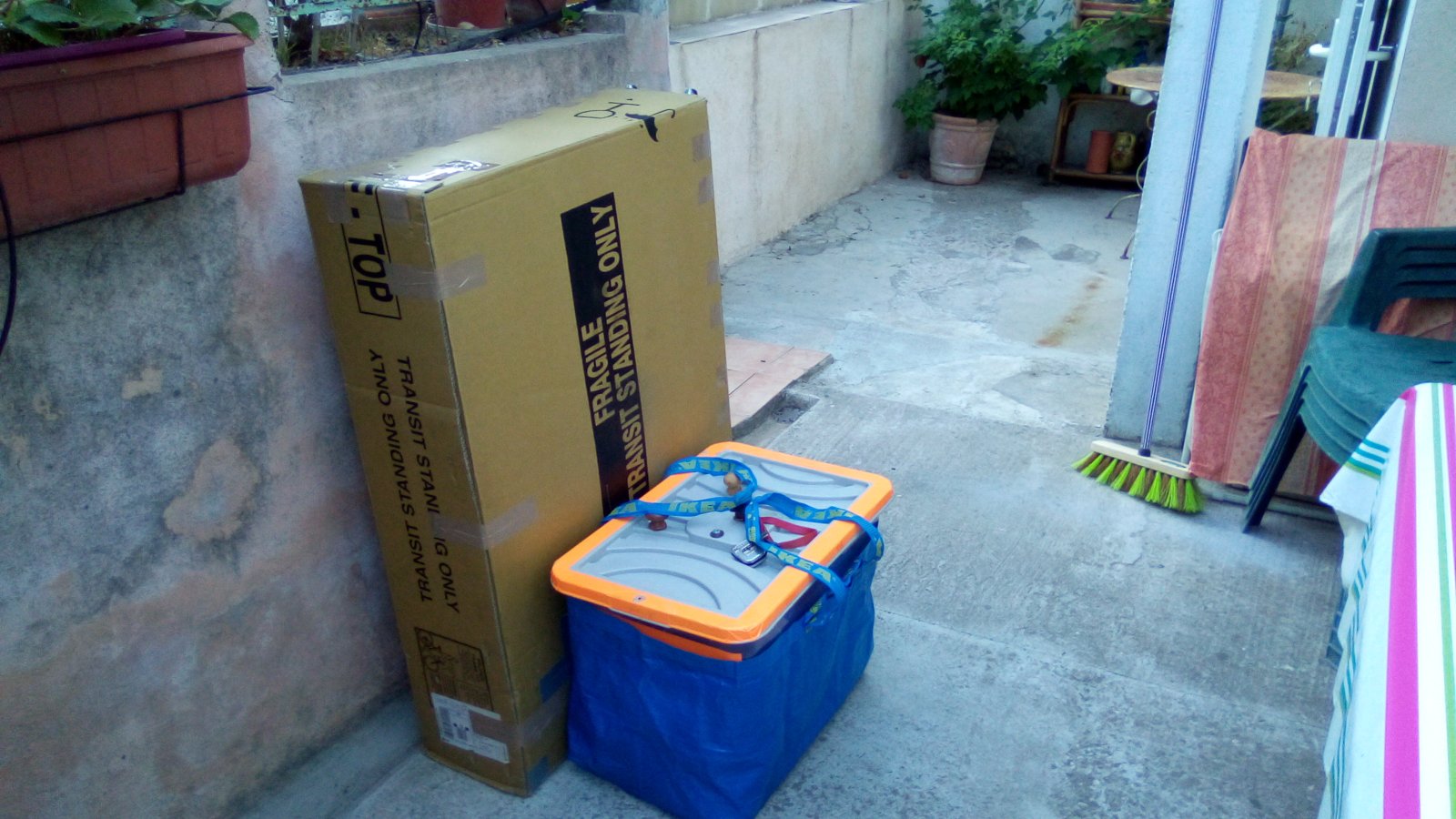 Mes deux bagages.