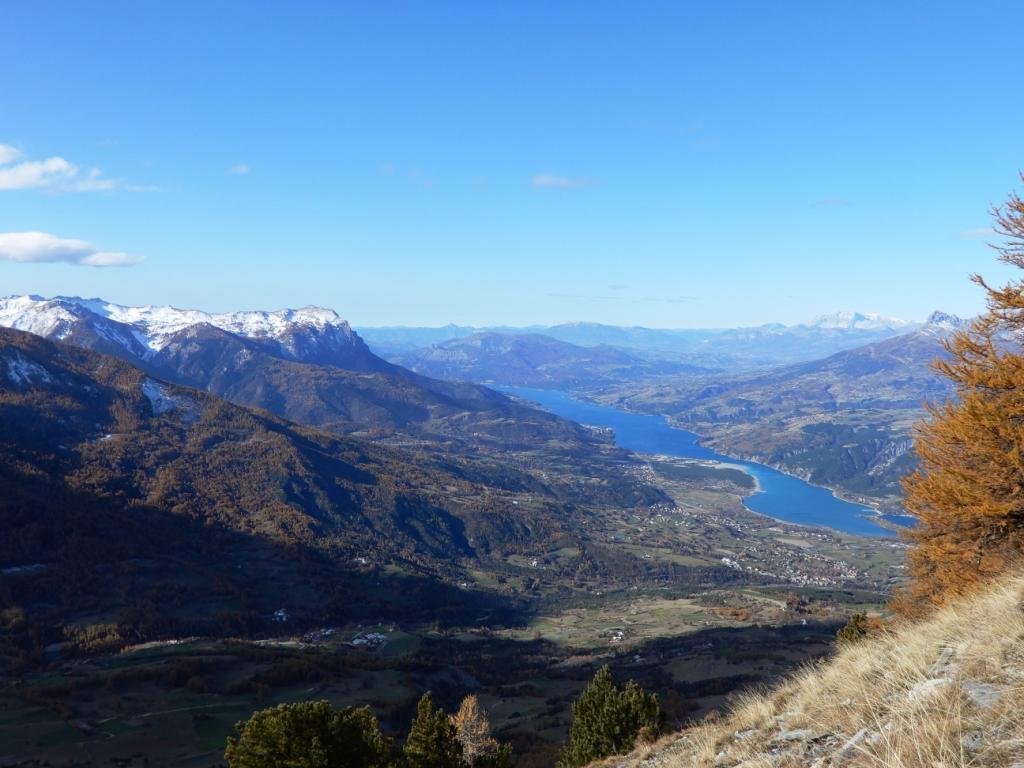 Lac de Serre-Ponçon depuis le Méale (Les Orres)