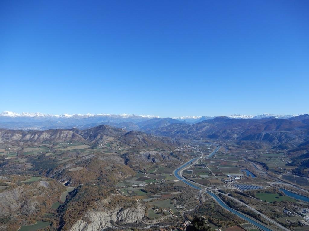 Panorama sur les Alpes