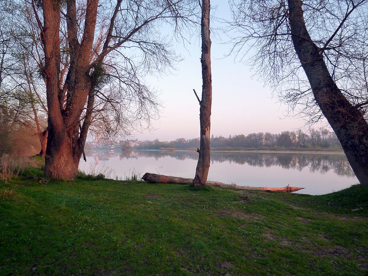 dernier bivouac le long de la Loire à Nevers