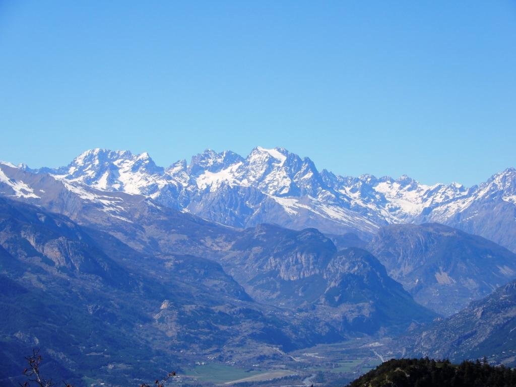 Vue sur les Ecrins
