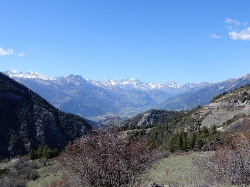 Descente sur Guillestre