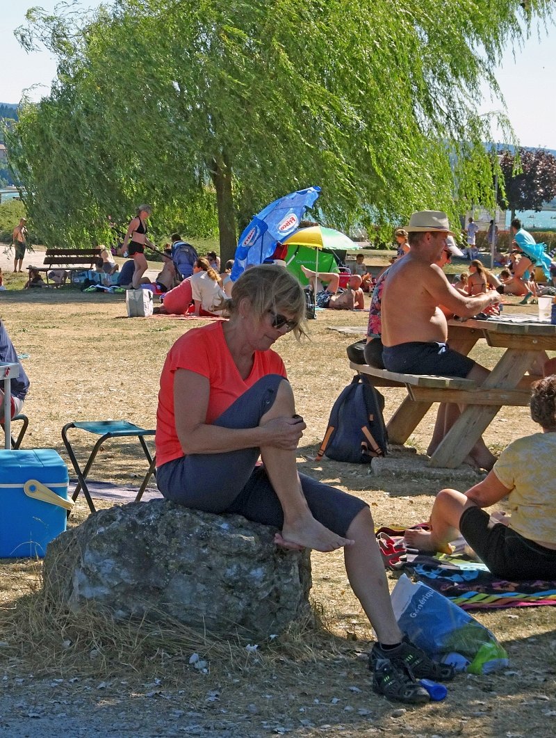Plage au lac de St-Point