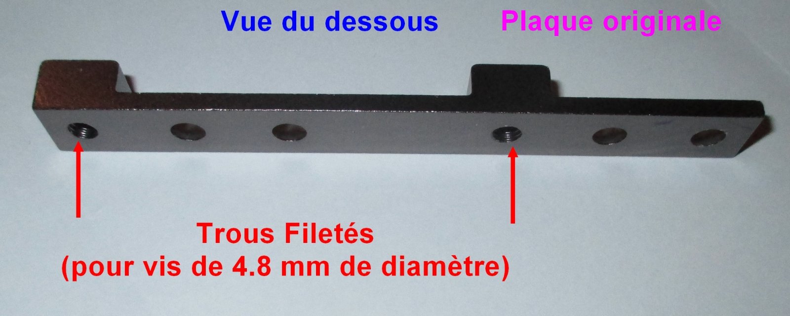 plaque achetée