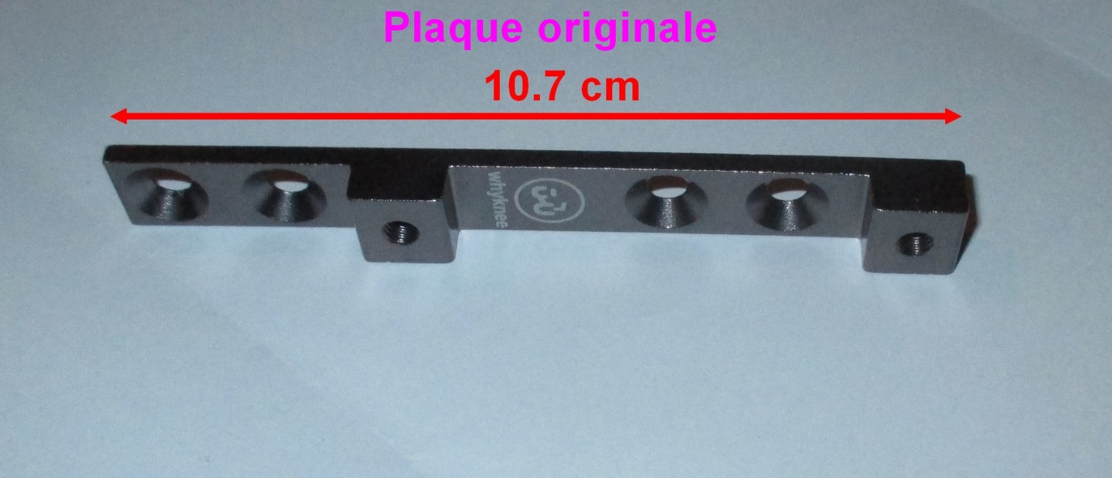 plaque achetée