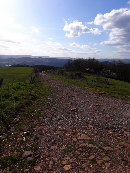 En haut de la piste