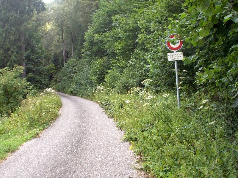 Bonne surprise : c'est goudronné