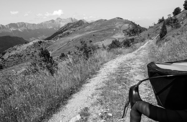 vue vers le nord, et la petite dépression vers laquelle je vais me jeter tout à lheure